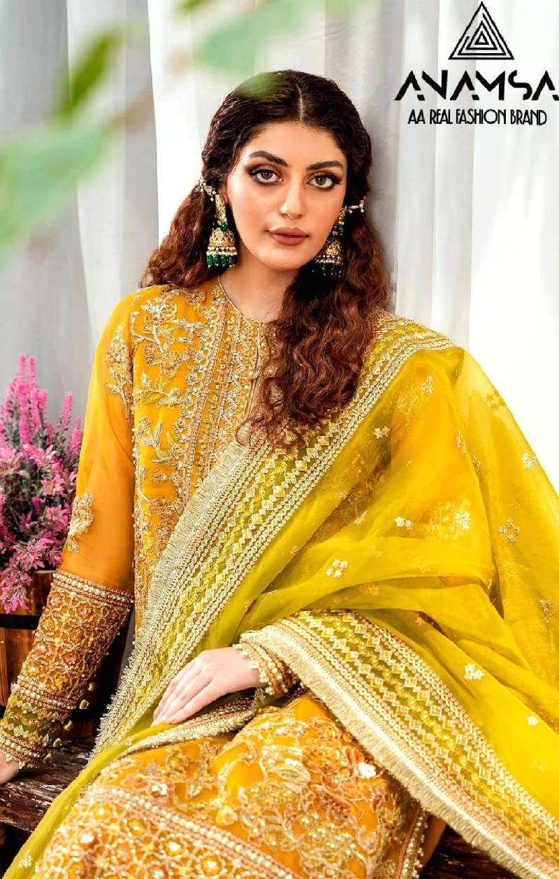  D NO-262 Semi Stitched Anamsa